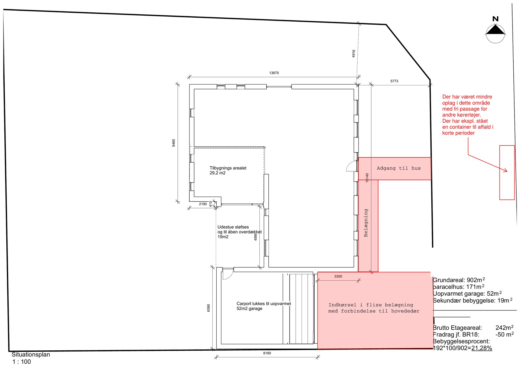 Situationsplan og byggeplads